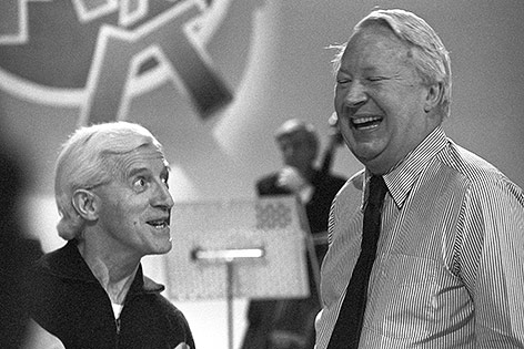 © picturedesk.com/PA Edward Heath und Jimmy Savile