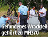 Ein Wrackteil des Fluges MH370