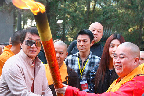 © Reuters/Donald Chan Jackie Chan und Shi Yongxin