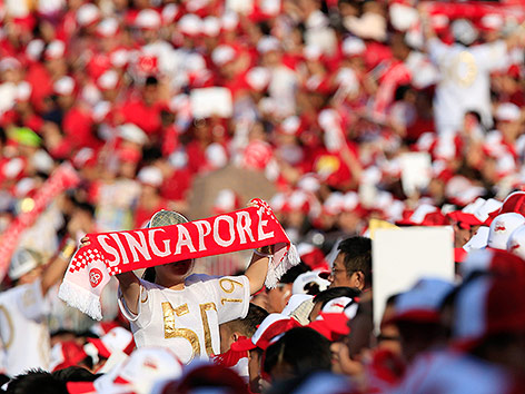 © APA/EPA/Ritchie B. Tongo Feier zum 50. Jubiläum in Singapur