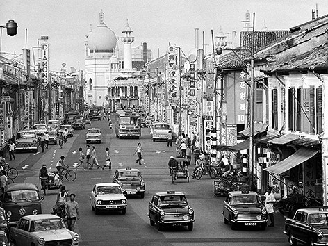 © picturedesk.com/Interfoto/Hubertus Kanus Kampong Glam im Jahr 1972