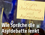 Demonstration von Asylgegnern