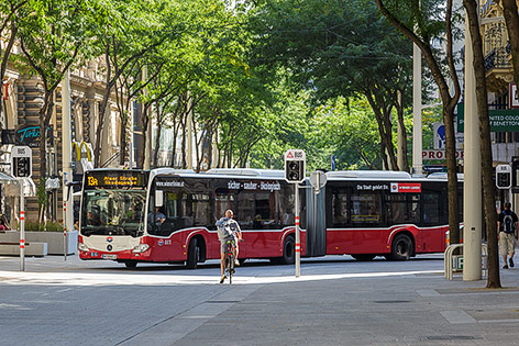 Linie 13A auf der Wiener Mariahilferstraße