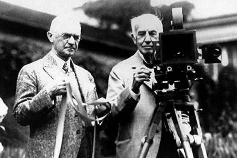 © AP George Eastman und Thomas Edison in den 1920ern