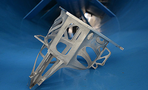 © picturedesk.com/dpa/Carmen Jaspersen Ein aus einem 3D-Drucker gefertigtes Flugzeugteil