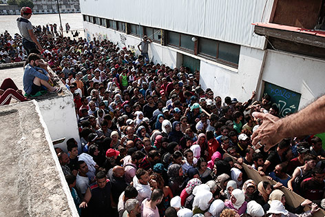 © APA/AP/Yorgos Karahalis Flüchtlinge auf Kos