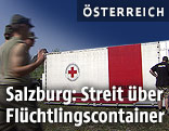 Container vom Roten Kreuz