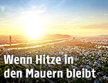 Sonne strahlt über Wien