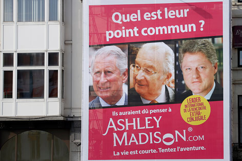 © Reuters/Francois Lenoir "Ashley Madison"-Werbung