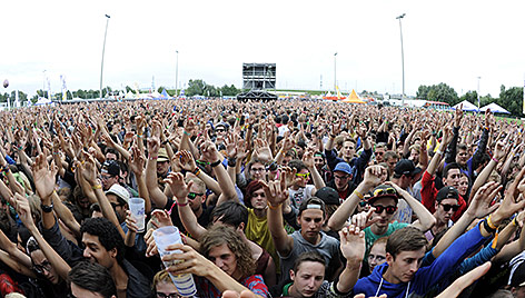 © APA/Herbert P. Oczeret Fans beim Frequency-Festival 2014