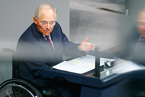 © Reuters/Axel Schmidt Deutscher Finanzminister Wolfgang Schäuble