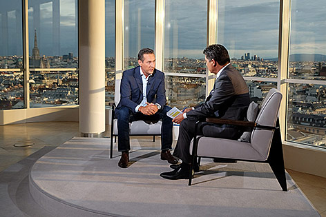 © ORF/Hans Leitner Heinz-Christian Strache beim ORF-Sommergespräch