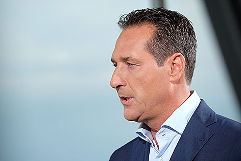© ORF/Hans Leitner Heinz-Christian Strache beim ORF-Sommergespräch