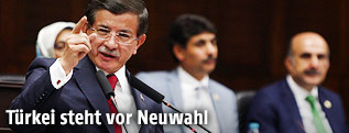 Türkischer Premier Ahmet Davutoglu