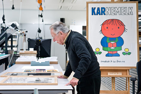 © Rijksmuseum Dick Bruna im Rijksmuseum in 2011