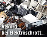 Berg aus Elektroschrott