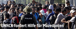 Flüchtlinge in Mazedonien