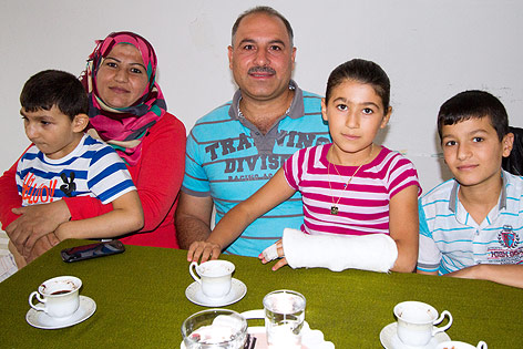 © ORF.at/Simon Hadler Die kurdisch-syrische Familie Ibrahim
