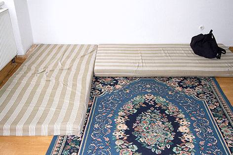 © ORF.at/Simon Hadler Matratzenlager