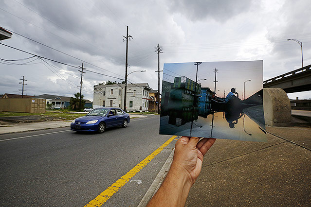 © Reuters/Carlos Barria Bilder vor und nach Hurrikan Katrina