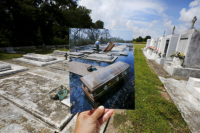 © Reuters/Carlos Barria Bilder vor und nach Hurrikan Katrina