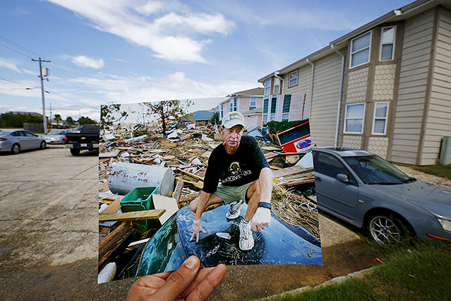 © Reuters/Carlos Barria Bilder vor und nach Hurrikan Katrina