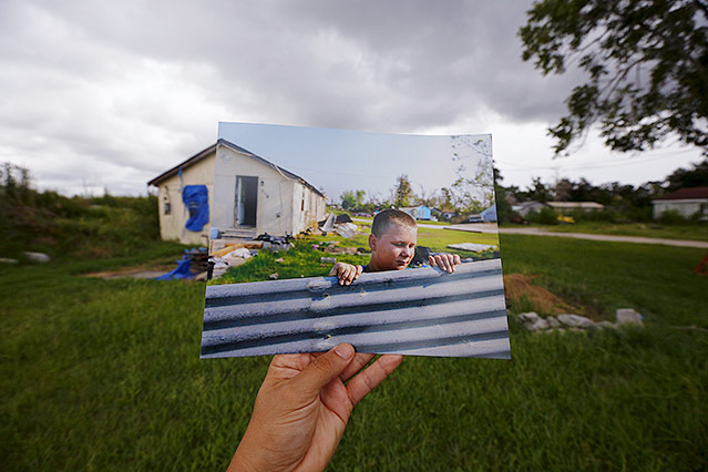 © Reuters/Carlos Barria Bilder vor und nach Hurrikan Katrina