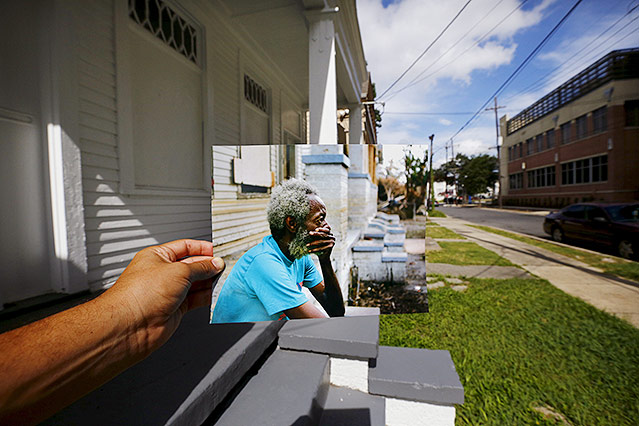 © Reuters/Carlos Barria Bilder vor und nach Hurrikan Katrina