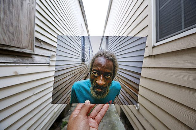 © Reuters/Carlos Barria Bilder vor und nach Hurrikan Katrina