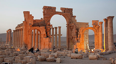 © APA/EPA/Youssef Badawi Der Baal Schamin Tempel in Palmyra