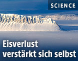 Vereister Berg in Kanada