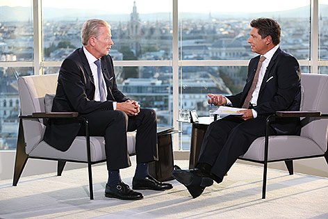 © ORF/Milenko Badzic ÖVP-Chef Reinhold Mitterlehner im ORF-Sommergespräch