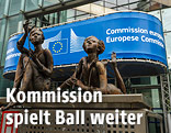 Statue vor dem Gebäude der EU-Kommission
