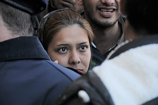 Flüchtlinge am Westbahnhof