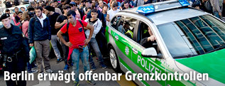 Fl&uuml;chtlinge in M&uuml;nchen