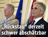 Bundeskanzler Werner Faymann und Vizekanzler Reinhold Mitterlehner