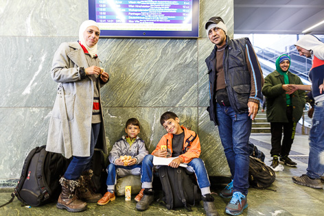 © ORF.at/Dominique Hammer Flüchtlingsfamilie mit Kindern