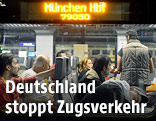 Fl&uuml;chtlinge im Zug von Salzburg nach M&uuml;nchen