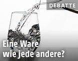 Glas mit Wasser
