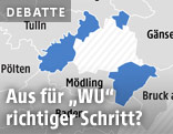 Karte von Wien Umgebung