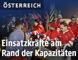Rettungskräfte in Nickelsdorf