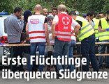 Flüchtlinge in Spielfeld
