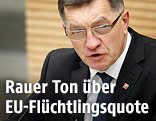Litauische Regierungschef Algirdas Butkevicius