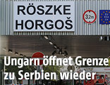 Grenzübergang Röszke-Horgos