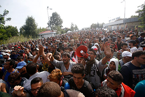 © APA/AP/Darko Vojinovic Flüchtlinge