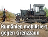 Ungarischer Soldat bei Geländearbeiten