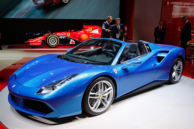 © APA/AP/Michael Probst Ferrari 488 Spider