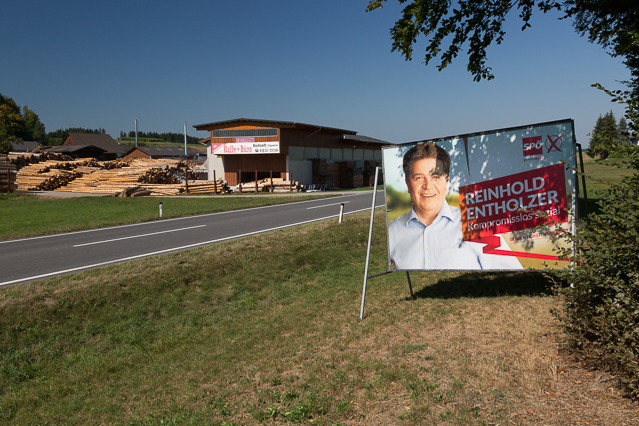 Plakate zur Landtagswahl in Oberösterreich
