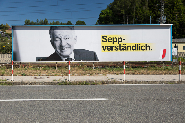 Plakate zur Landtagswahl in Oberösterreich