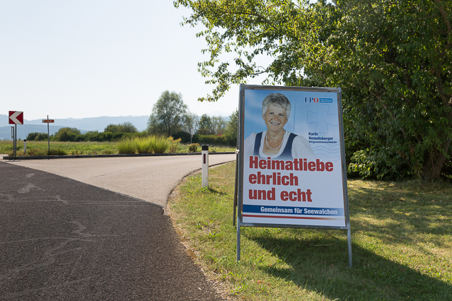 Plakate zur Landtagswahl in Oberösterreich